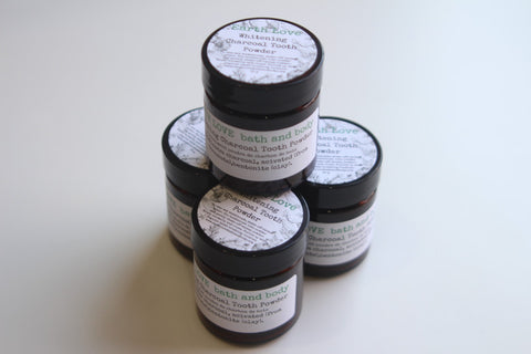charcoal tooth powder