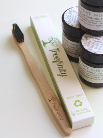 Biodegradable bamboo tooth brush